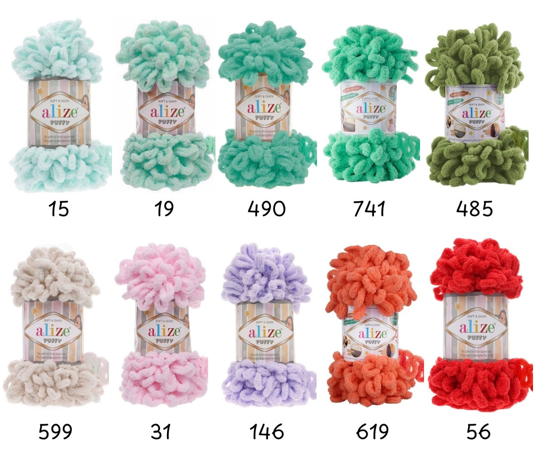 Alize puffy blanket kit