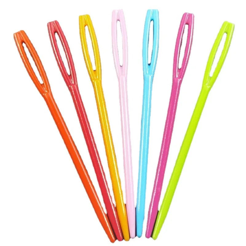 Plastic sew needles