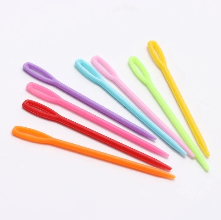 Plastic sew needles