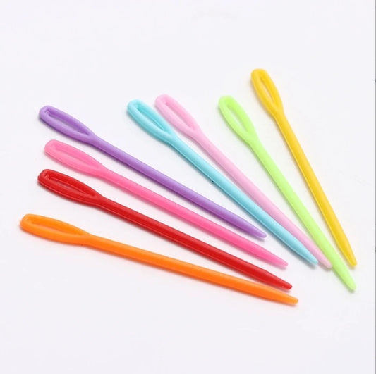 Plastic sew needles