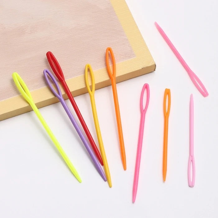 Plastic sew needles