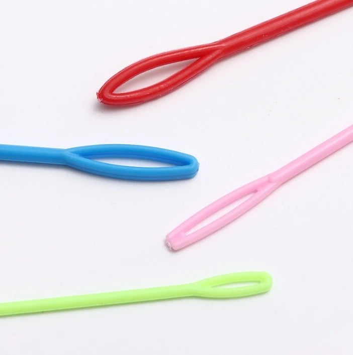 Plastic sew needles