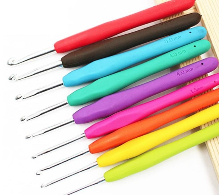 9pcs Crochet Hooks